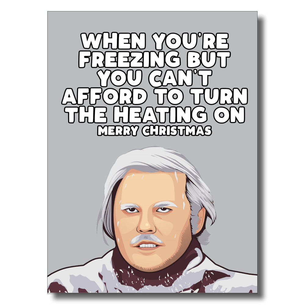 Cold Heating Christmas Card #1 image